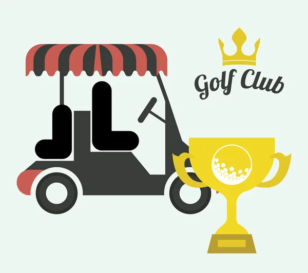 Diseño de golf — Vector de stock