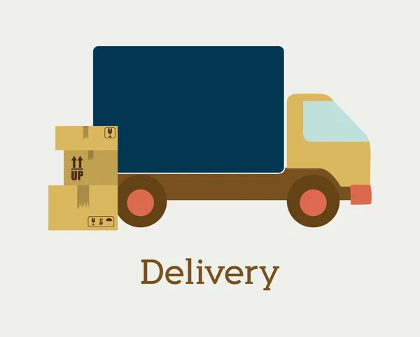 Delivery design — Stock Vector