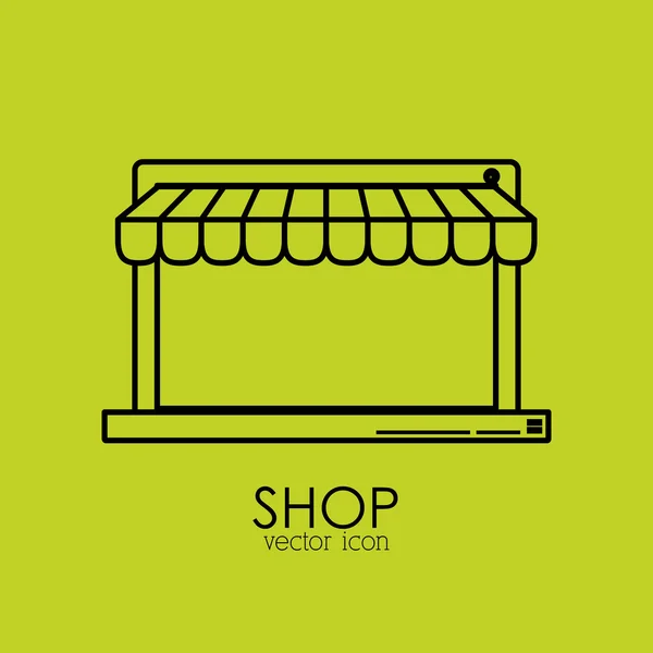 Diseño de tienda — Vector de stock