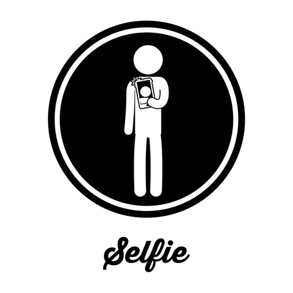 Design selfie —  Vetores de Stock