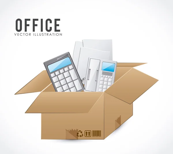 Office stuff design — Stock Vector