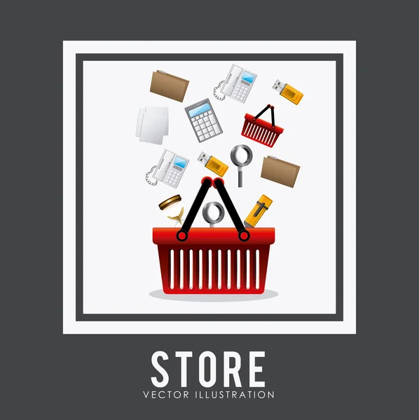 Diseño de tienda — Vector de stock