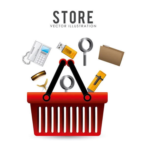 Diseño de tienda — Vector de stock