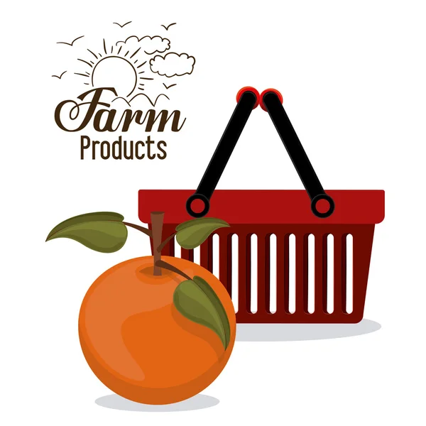Design landwirtschaftlicher Produkte — Stockvektor