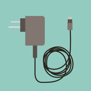 cellphone charger design clipart
