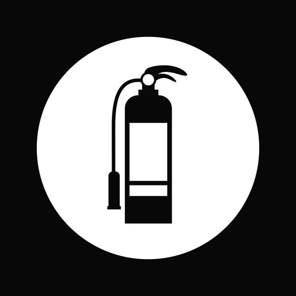 Diseño del extintor de incendios — Archivo Imágenes Vectoriales