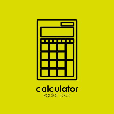 Hesap makinesi simge tasarım