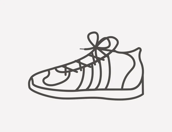 Desain sepatu tenis - Stok Vektor