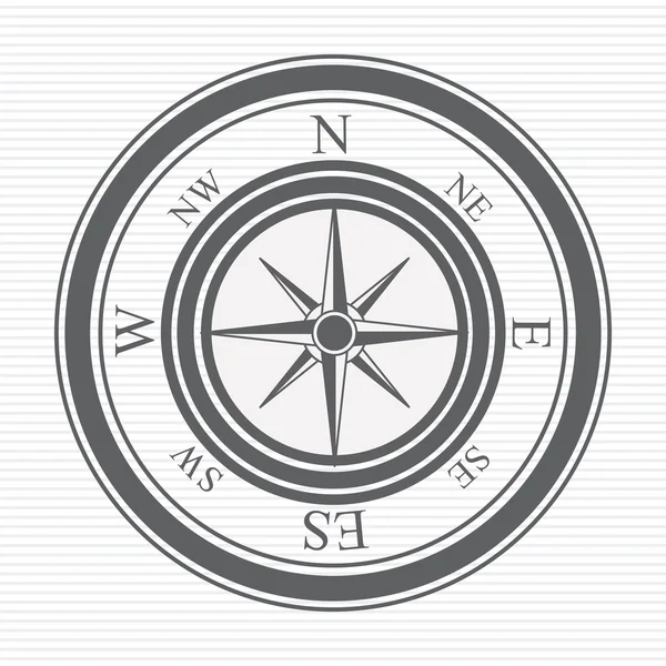 Compass design , vector illustration — Stock Vector