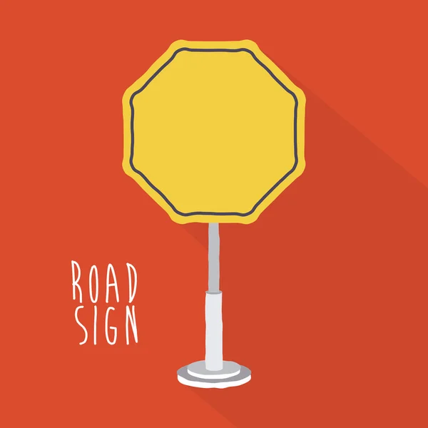 Road sign design — Stock Vector