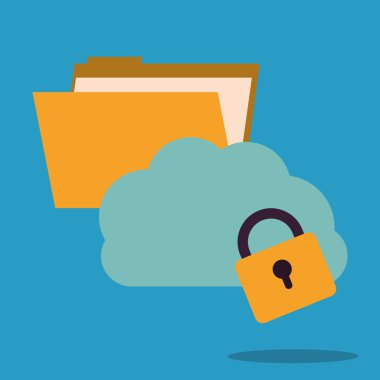 bulut bilgisayar, illüstrasyon vektör