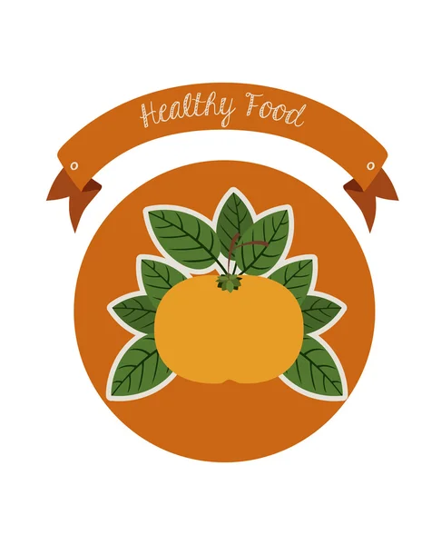 Alimentos orgânicos e saudáveis — Vetor de Stock