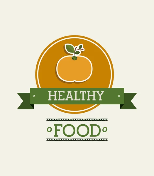 Organic and healthy food — Stock Vector