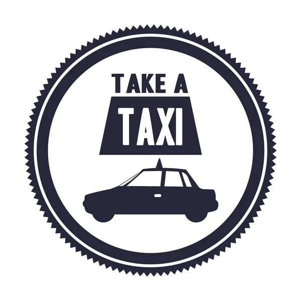 Take a taxi — Stock Vector