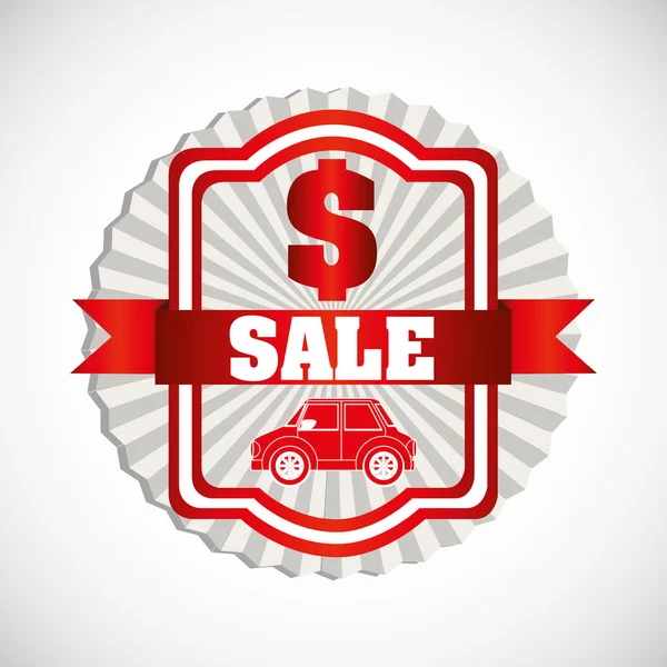 Auto in vendita — Vettoriale Stock