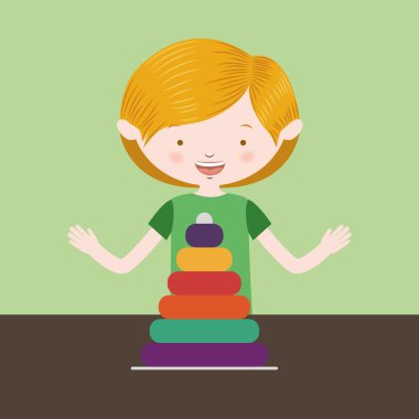 Oyuncaklar Çocuklar, vektör çizim