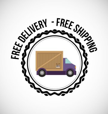 Teslimat Servisi, vektör çizim