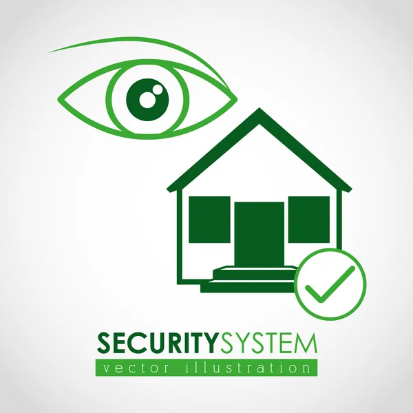 Security systemen ontwerp — Stockvector