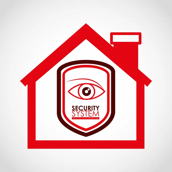 Security systems design — Stock Vector