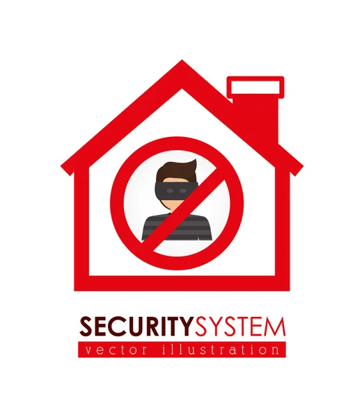 Security systemen ontwerp — Stockvector