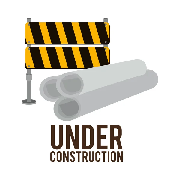 Under construction design — Stock Vector