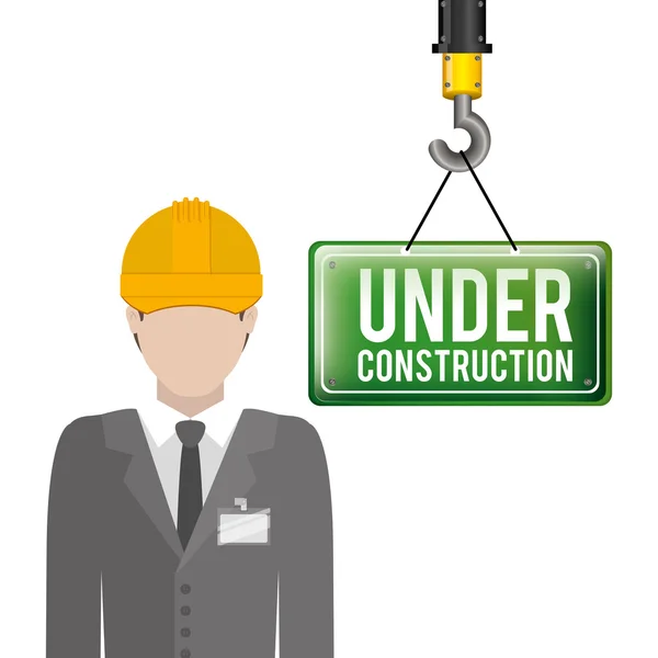 Under construction design — Stock Vector