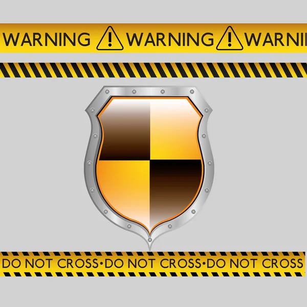 Danger warning design — Stock Vector