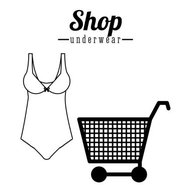 Ürün satın alma, illüstrasyon vektör