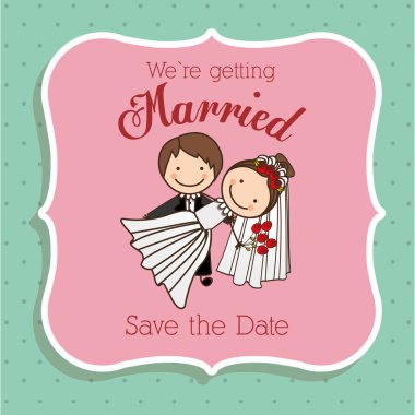 aşk kartı, vektör çizim