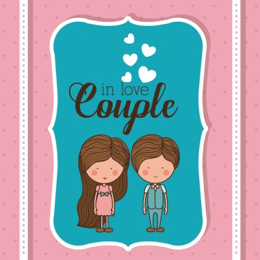 aşk kartı, vektör çizim