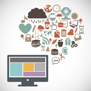 Apps store, vektör çizim