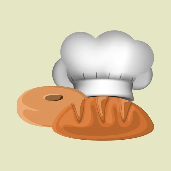 Productos de panadería, ilustración vectorial — Vector de stock