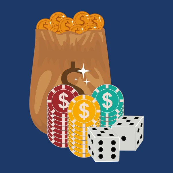 Design de jogos de casino — Vetor de Stock