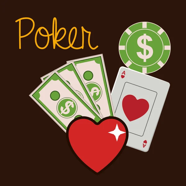 Conception de jeux de casino — Image vectorielle