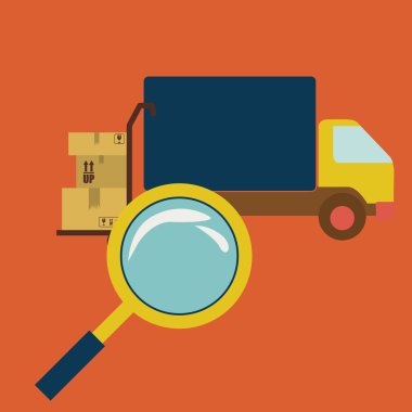 Teslimat Servisi, vektör çizim