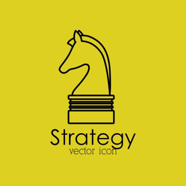 izole strateji simgesi tasarım