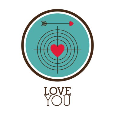 Tasarım kartı aşk