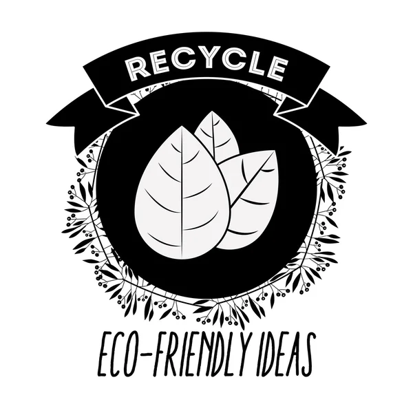Eco friendly ideas — Stock Vector