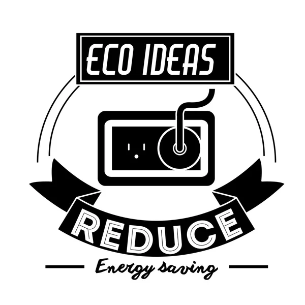 Eco friendly pomysłów — Wektor stockowy