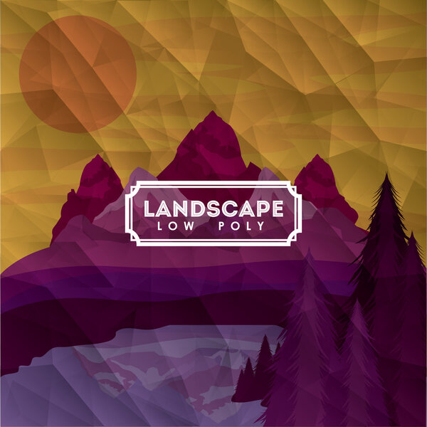 Landscape design , vector illustration