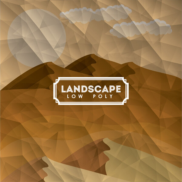 Landscape design , vector illustration