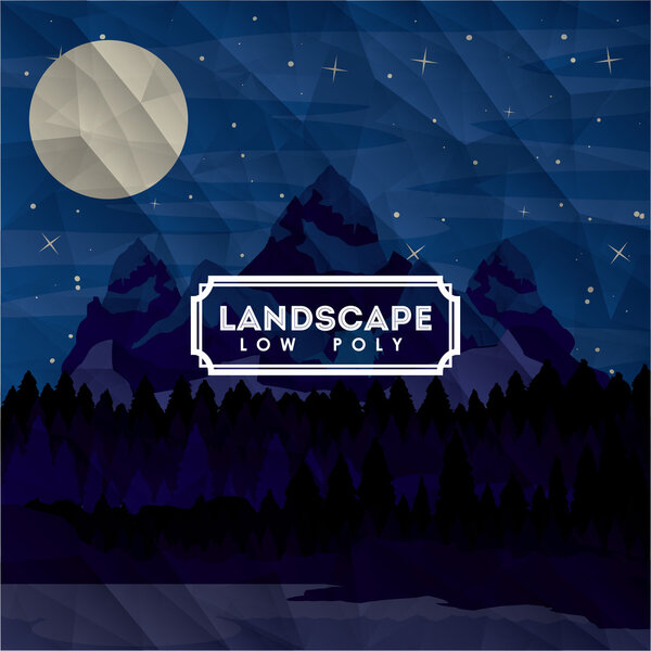 Landscape design , vector illustration