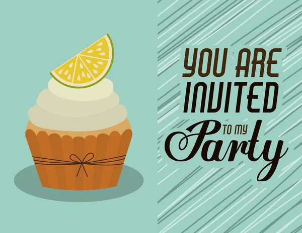 Party invitation design — Stock Vector