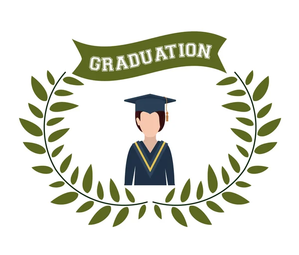 Meilleure conception de graduation de classe — Image vectorielle