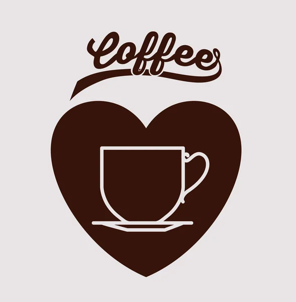 Délicieux design de café — Image vectorielle