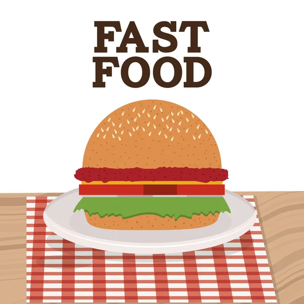 Délicieux et bon foodesign — Image vectorielle