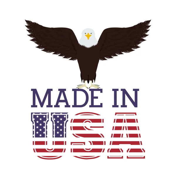 미국 상징 물개 디자인 — 스톡 벡터