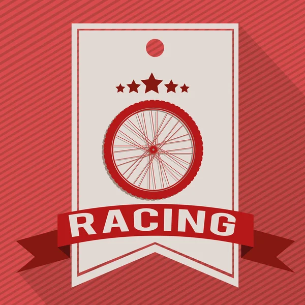 Racing league design — Stock Vector