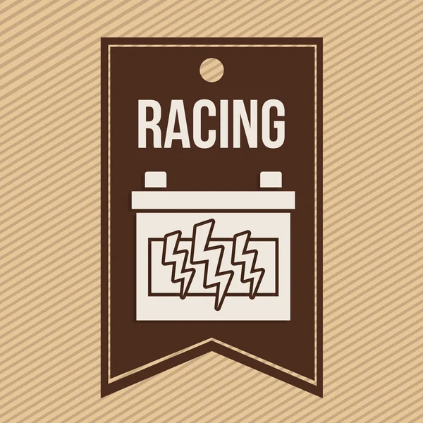 Diseño de liga de carreras — Vector de stock