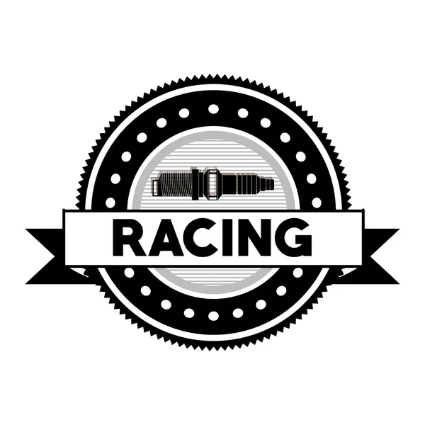 Racing league design — Stock Vector